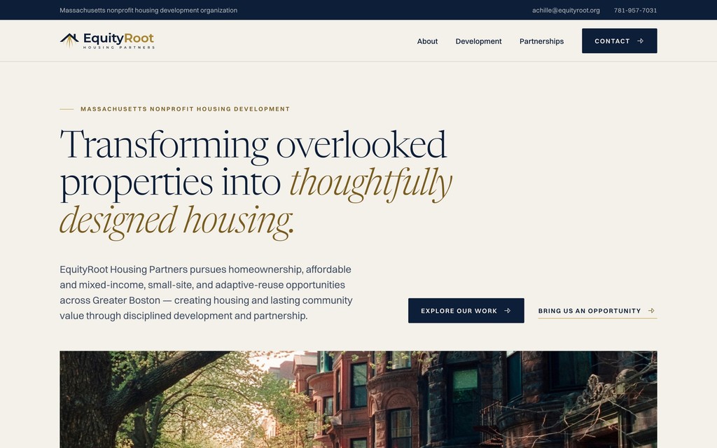 EquityRoot website on desktop